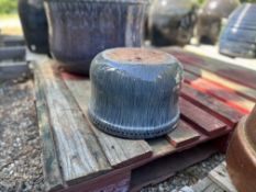 Clay Planter 12" x 8"h (Retails $99) Blue