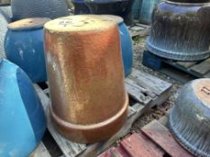 Clay Planter 13.5" x 18.5"H Brown