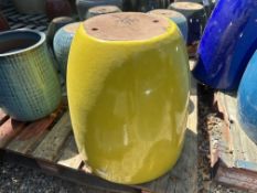 Clay Planters 16" x 20"H (Retails NA) Yellow