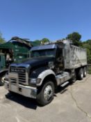2018 Mack GU713 Granite Tri-Axle Dump Truck w/ J&J Aluminum Dump Body, Odom: 283,208, GVWR: 77,000 l