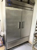 True Refrigerator Model: T49 Stainless Steel 2 Door Portable Reach in Refrigerator