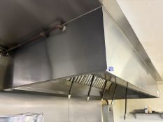 CaptiveAirem, 8' x 52" All Stainless Steel Exhaust Hood w/ Filters & SS Backing & ANSUL Fire