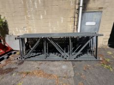 {LOT} Pallet Racking C/O: (10) 147"x 42" Uprights & (30) 8' Beams