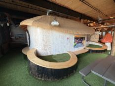 {LOT} Mushroom House w/ Sprinkler and Electrical (NO DOORS, No Contents) (MUST BE DISCONNECTED