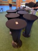 {LOT} (6) 24" Cocktail Tables w/ Covers