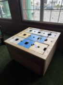 {LOT} Hydroponic Grow Table 46" x 46" x 29"H w/ (2) T5 Lighting Fixtures (No Reservoir)