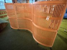 10' x 62"H Portable Room Divider