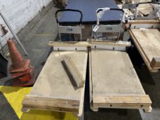 {LOT} (2) Dant Southworth 550Lb Hydraulic Lift Cart