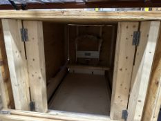 Custom Crate 73"L x 38"W x 52"H w/ Hydraulic Lift Cart
