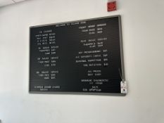 48" W x 36" H Sign Board