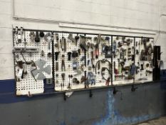 {LOT} Kent-Moore Specialty Tools w/ Metal Wall Boards, Inspections Strongly Urged