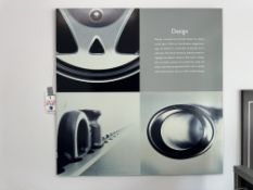 35" x 35" SAAB "Design" Poster Foam Board