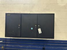 {LOT} (3) Wall Cabinets
