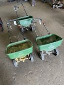(3) Scotts Walk Behind Spreaders Handles May Need New Hardware