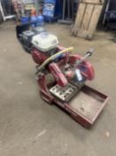 MK Brick Saw #155961-Pro Wet Saw w/ Honda GX 160 Gas Engine and Stand