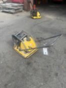 Wacker Walk Behind Plate Compactor Fiber Plate #WP1550AwUS w/ Honda GX160 Motor