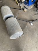 (2) Plastic Walk Behind Turf Rollers