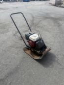 Stone Walk Behind Plate Compactor #NA w/ Honda GX160 5.5 Engine