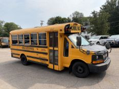 2014 GMC Savana G3500, 29 Passenger Short School Bus, Gas, Odom: 91,008, VIN#: 1GD3738GXE1137982 (
