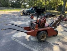 Ditch Witch #1410 Walk Behind Gas Trencher w/Kohler 14 HP Gas Motor, 5' Trenching Boom, Hrs: 290 (