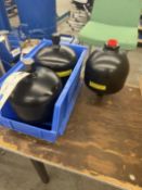 {LOT} (3) Parker Hydac Diaphragm Accumulators ($790 Retail)