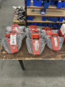 {LOT} (8) Valley 11 Piece Combination Wrench Sets, 1/4"-7/8"