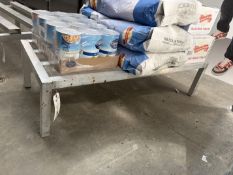 {LOT} (2) Stainless Steel Dunnage Racks 4' x 20" 1'H
