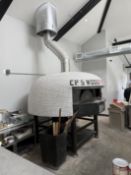 {LOT} 2024 Marra Forni Dome High Capacity Commercial Rotating Brick Pizza Oven #RT-150 SN: