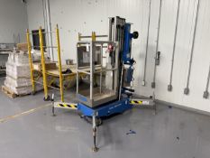 Genie Electric 20' Portable Man Lift #AWP-20S w/ Charger (RUNS SEE VIDEO)