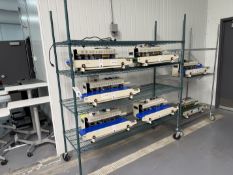 (2) Portable Wire Racks 6' x 2' x 80"H and 4' x 2' x 78"H (NO CONTENTS)