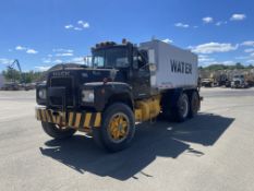 1985 Mack RD Tandem Axle 10 Wheel Water Truck, 11L 6Cyl Mack Diesel MDHD:CBE, 5 Speed Manual