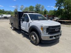 2017 Ford F-550 Dually Utility Body Pickup Truck, 2 Door, 4X4, 6.7L Power stroke V8 Diesel Motor,