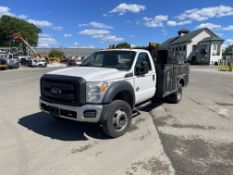 2013 Ford F-550 Dually Utility Body Pickup Truck, 2 Door, 4X2, 6.7L 8Cyl Diesel Motor, Automatic