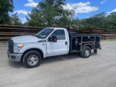 2014 Ford F-350 Utility Body Pickup Truck, Gas, Rear Differential, Auto Transmission, GVWR: 10,