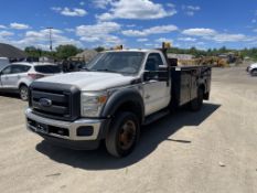 2014 Ford F-550 Dually Utility Body Pickup Truck, 4X2, 6.7L 8Cyl Diesel Motor, Automatic