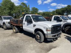 2010 Ford F-350 Super Duty Dually Utility Body Pickup Truck, 4X4 Navistar 6.4L 8Cyl Diesel Motor,