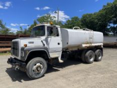 1995 Ford LNT8000 Water Tank Truck, Tandem Axle 10 Wheel, Cummins FD-1460 8.3L 6Cyl Diesel, Manual