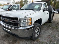 2011 Chevy Silverado 3500 Utility Body Pickup Truck, L96 6L 8Cyl Flex Fuel Motor, SRW, Auto