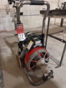 Chinese Pipe Cleaning Machine, 100' Clear Length, 1-4" Dia Pipe