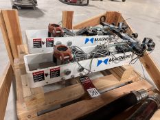 Lot of (2) MAGNUM 2" Slide Diverter Valves w/ Double Coil NEMA 6 Solenoid Valves and (2) REED NEMA 5