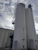 2020 CST Storage Powdered Glass Silo, s/n 20-7336, 50' H X 11'11" Dia. X 4,080 CU.FT, Max