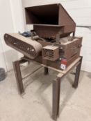 Unknown Make Crusher Roller, 5 HP, 9" x 23"Opening, 18"W x 12"Dia Crush Rollers