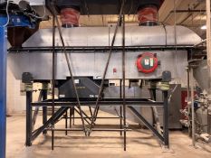 PULVERIZING Line- CULLET DRYING SYSTEM w/ 2020 CARRIER QAD-3080S Vibrating Fluid Bed Dryer, s/n