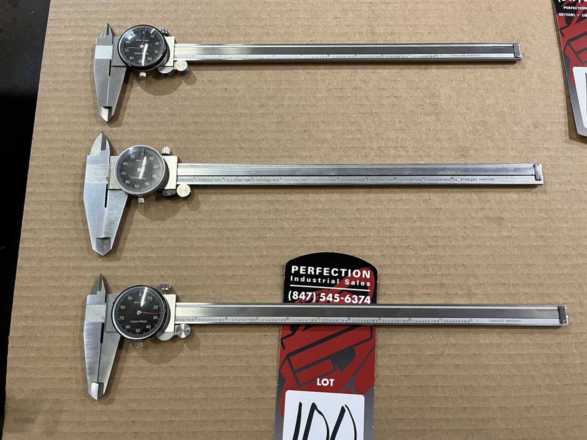 Lot of (3) Unknown Make Calipers 12