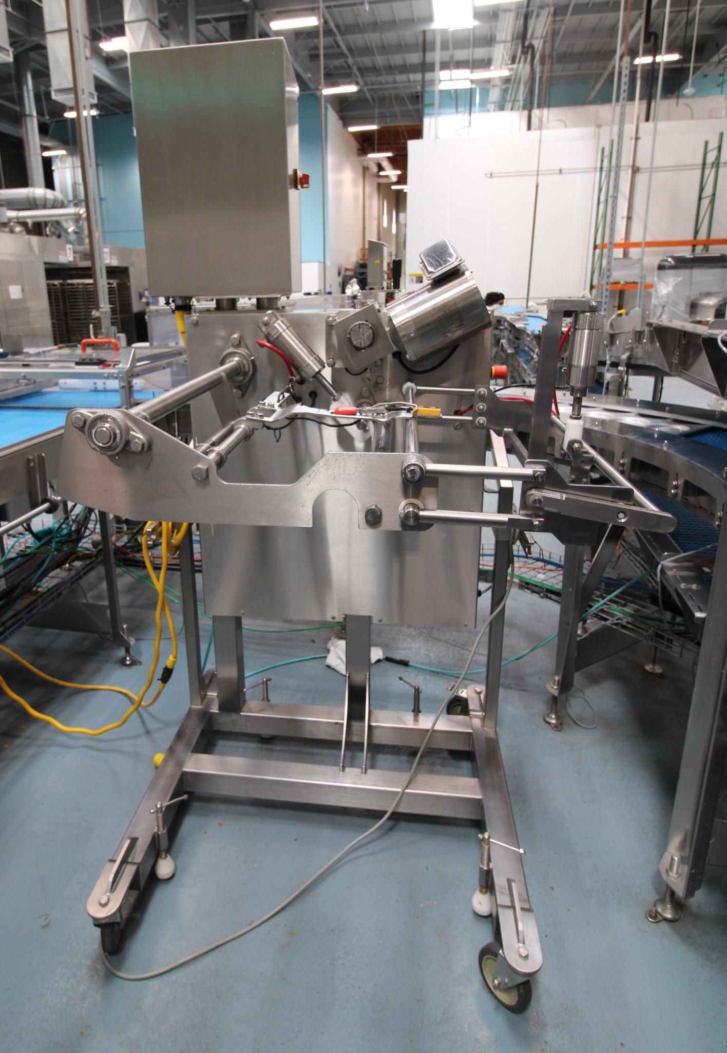 SERVO CONTROLLED MULTI-PISTON DEPOSITOR SYSTEM, UNIFILLER MDL. Multi M6, 6 nozzle configuration, S/N