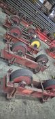 TANK TURNING ROLL SET, KOIKE ARONSON, approx. 40 T.cap., w/ driver & (3) idlers (Located at: Greens