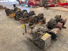 TANK TURNING ROLL SET, KOIKE ARONSON, approx. 100 T.cap., w/ driver & (5) idlers (Located at: Greens