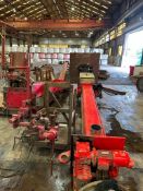 TROLLEY MOUNTED SUB ARC MANIPULATOR, WELDWIRE, 14' X 14', Lincoln motorized slide control (Located a