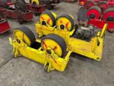 TANK TURNING ROLL SET, KOIKE ARONSON, 40 T.cap., w/ driver & idler (Located at: Greens Bayou Pipe Mi