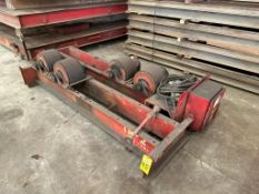 TANK TURNING ROLL SET, WELDWIRE MDL. WWRI-20, approx. 40 T. cap., w/ idler (Located at: Greens Bayou